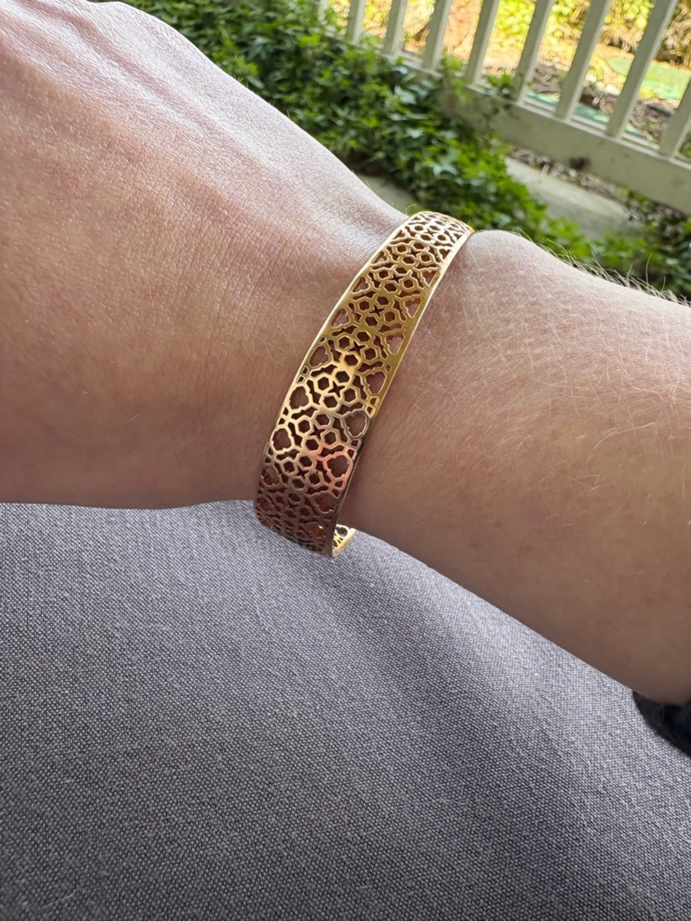 Gold Filigree Open Bangle Kendra Scott Bracelet